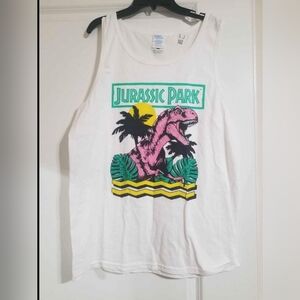 Unisex/mens Medium Jurassic Park tank